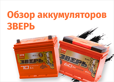 Обзор аккумуляторов Зверь